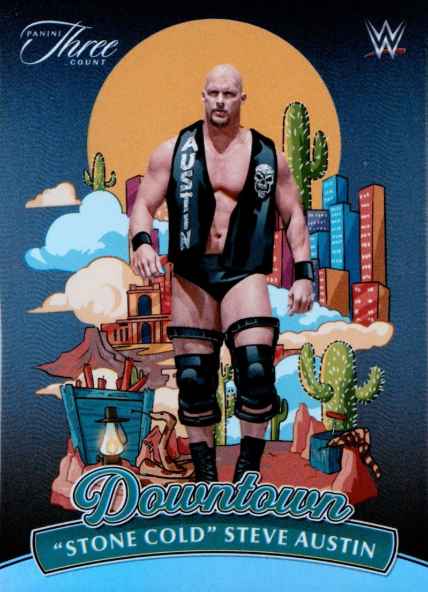 2024 Panini Three Count WWE Downtown #15 Steve Austin