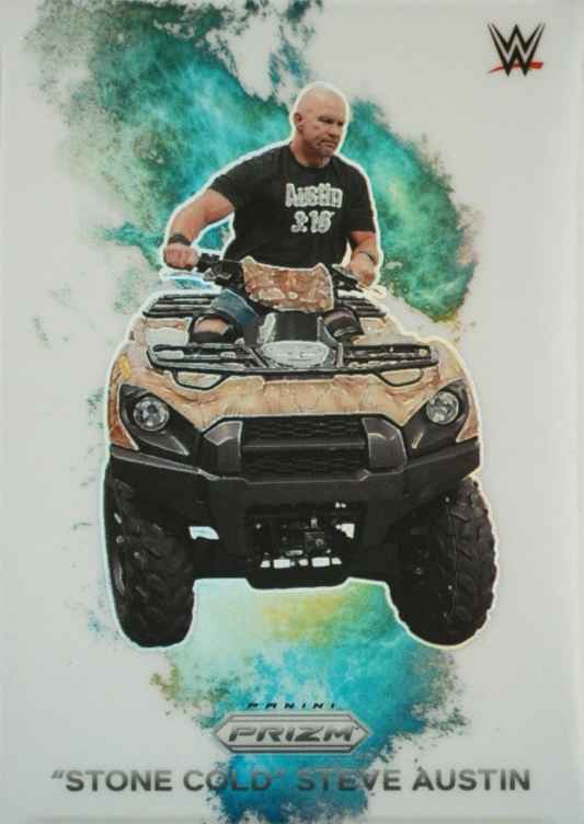 2024 Panini Prizm WWE Stone Cold Steve Austin #10 Color Blast