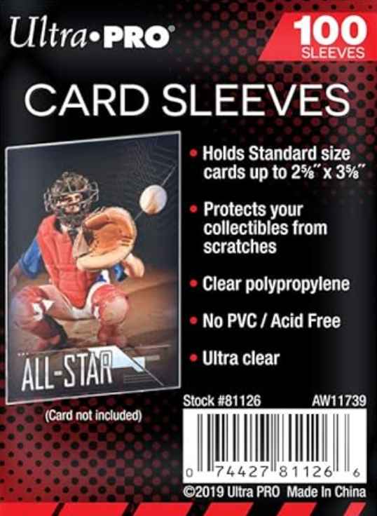Protect your cards with penny sleeves.