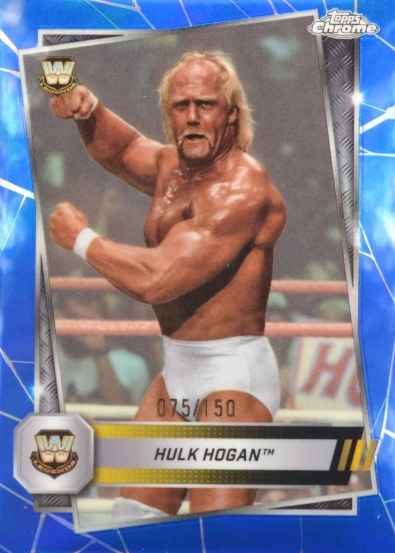 2025 Topps Chrome HULK HOGAN Blue Refractor